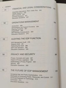 Principles Of EDP Management(Vintage Book)