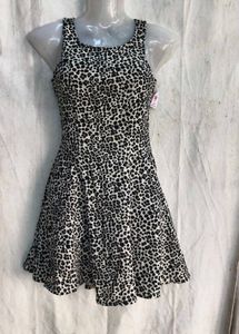 4629. Leopard Print Mini Dress