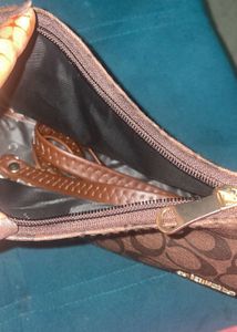 Coach Signature Pattern Hobo Bag
