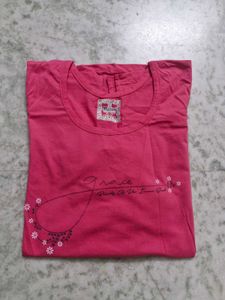 Pink Long Sleeve Top