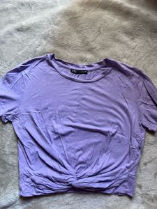 Lavender Twist Front Top