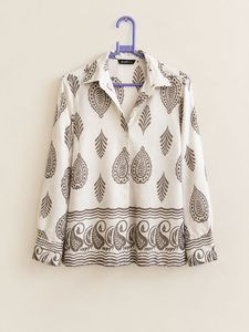 Stylish Printed Button-Up Shirt