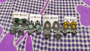 Designer Jhumka Earrings Set