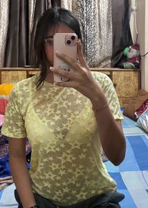 See Through Starry Veromoda Beach Top