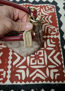 Copy Coach Signature Crossbody Bag