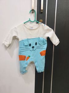 Unisex Soft Cotton Romper for 3-6 months