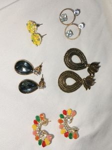 Designer Ear Studs Combo