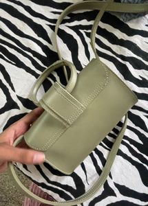 Chic Olive Green Mini Handbag