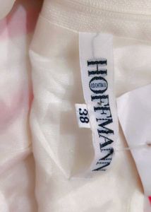 Chic Pink &amp; White Strappy Dress