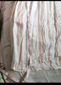 Striped Sleeveless Button-Up Dress