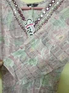Floral Print Kurta