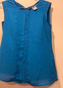 Vibrant Blue Sleeveless Top