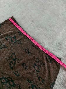 Shimmery Floral Skirt
