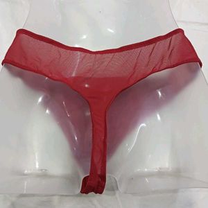 🪔 Lace Trim Thong Panty