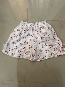 Cherry Print Shorts