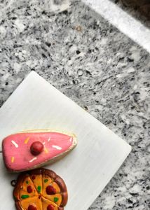 Pizza &amp; cake Keychain