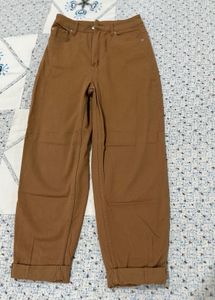Stylish Brown Wide-Leg Pants