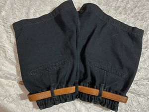 Black Denim Shorts