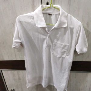 Classic White Polo T-Shirt