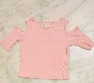 Baby Pink Color Top For Girl