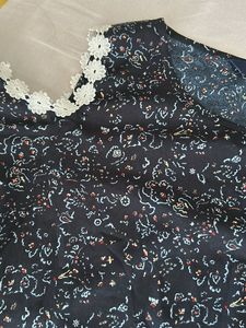Floral Cold Shoulder Top