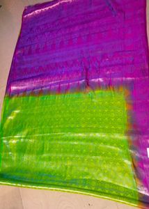 Silver Design Banarasi Soft Silk Saree