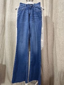 Flared Leg Denim Jeans