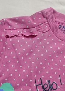 Polka Dot Print Round Neck Sweatshirts 👕
