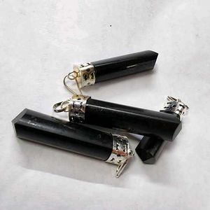 Elegant Black Turmaline Stone Pendants