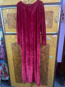 Elegant Velvet Maxi Dress XL