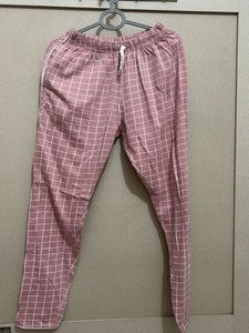 Pink Checkered Pajama Set