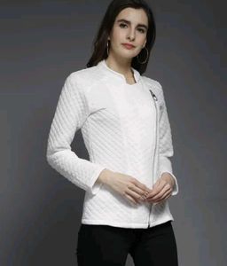 Quilted White Jacket