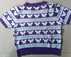 🇰🇷Cute Butterfly Knit Top
