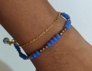 combo of 2 Beaded Bracelet with Charm