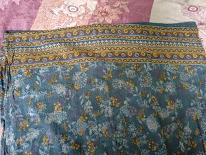 Beautiful Teal Floral Kurta Set