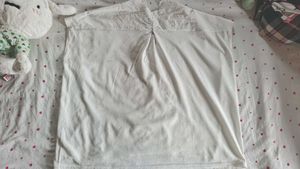 White Eyelet Detail Blouse