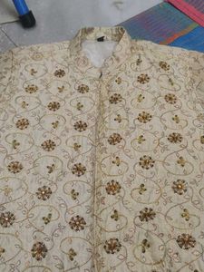 Embroidered kids sherwani