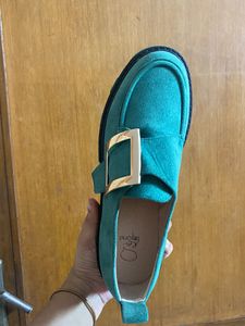 Green Loafer Size 39