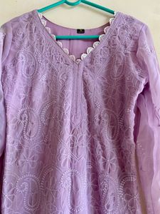 Beautiful Lavender Kurta Set