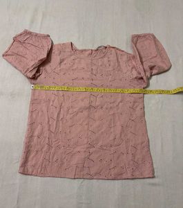 Pink Filanto Eyelet Top