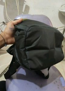 Stylish Black Nylon Backpack