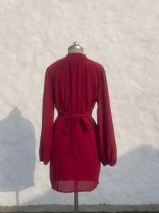 Chic Smocked Long Sleeve Dress