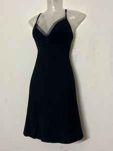 Pintresty branded Black Spaghetti Strap Dress