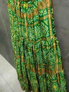 Bohemian Tiered Print Skirt