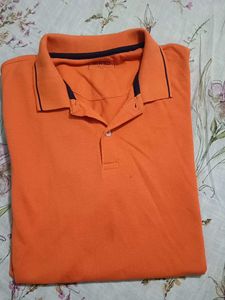 Men's Orange Polo T-Shirt