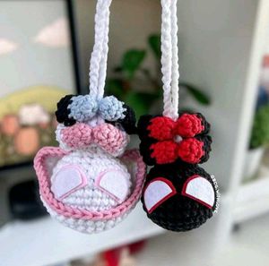 Handmade Crochet Spider-Man Charms