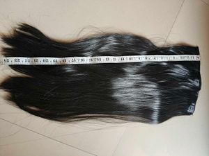 Clip-in natural Black Hair Extensions