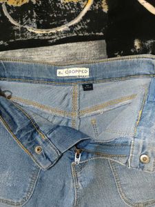 Light Wash Denim Shorts