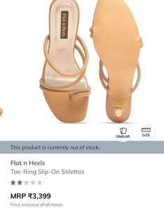 Toe Ring Slip On Stilettos