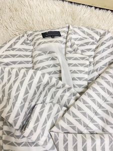 Chic Striped Blazer Jacket